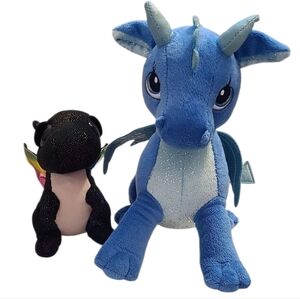 Aurora & Anora Dragon Plushie Lot